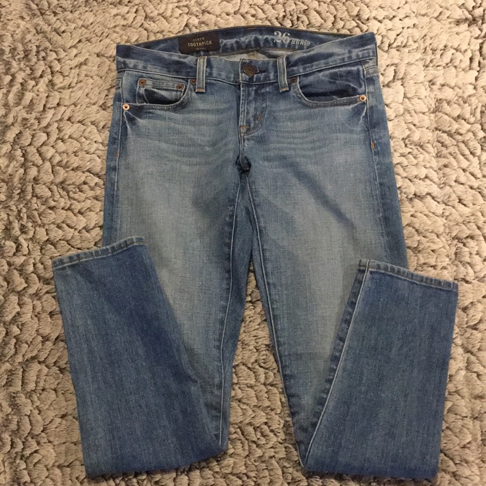 J. Crew toothpick ankle jeans